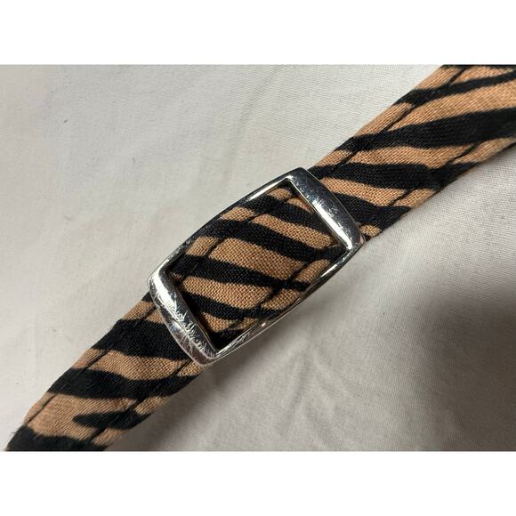 Vera Bradley Mini Hipster Crossbody Purse in Zebra Tan Black - Picture 5 of 10